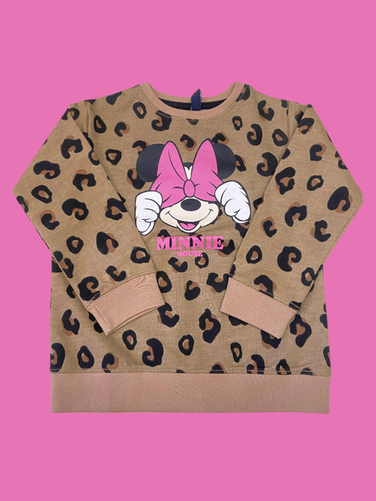 Leopard Minnie Sweatshirt